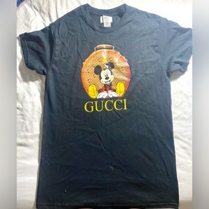 Disney Mickey Mouse Black Graphic Tee